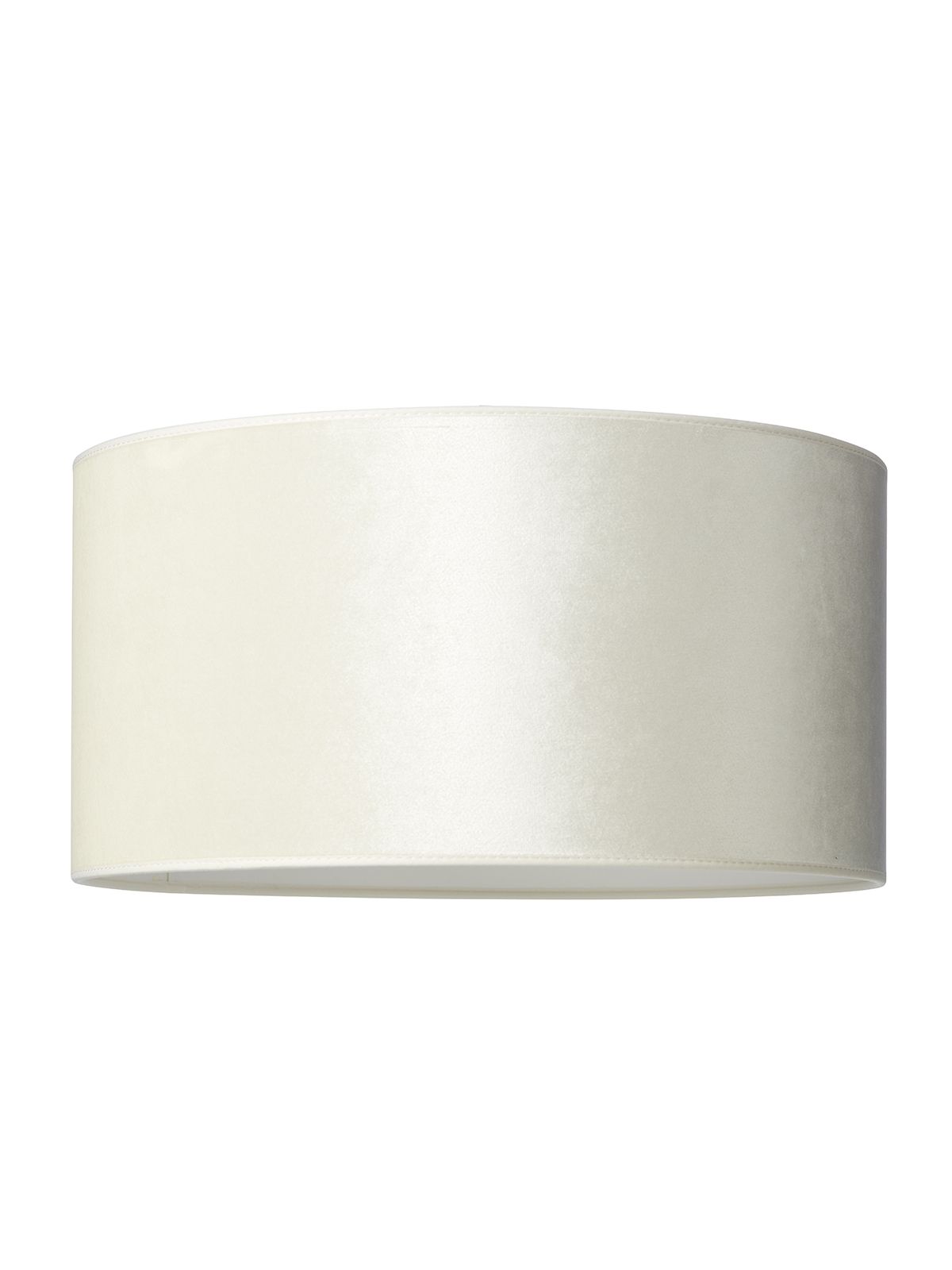 Nielsen Light - Milano Velour Stofskærm Off White fra Lampeexperten
