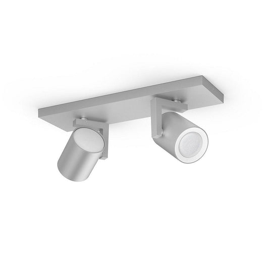Philips Hue Argenta Hue Loftlampe 2-Spot Aluminium
