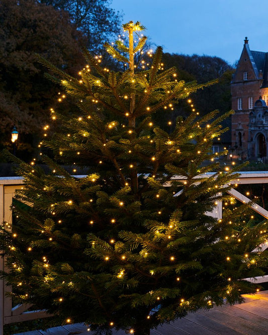 Sirius - Knirke Lyskæde Grøn 13x2 m - fra Lampeexperten