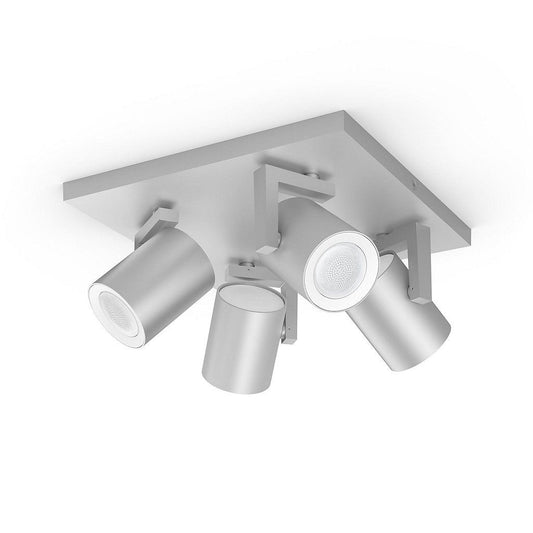 Philips Hue Argenta Hue Loftlampe 4-Spot - Aluminium