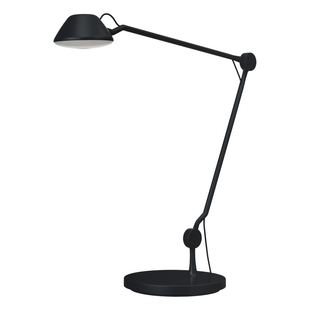 Fritz Hansen - AQ01 Bordlampe + Base Sort - fra Lampeexperten