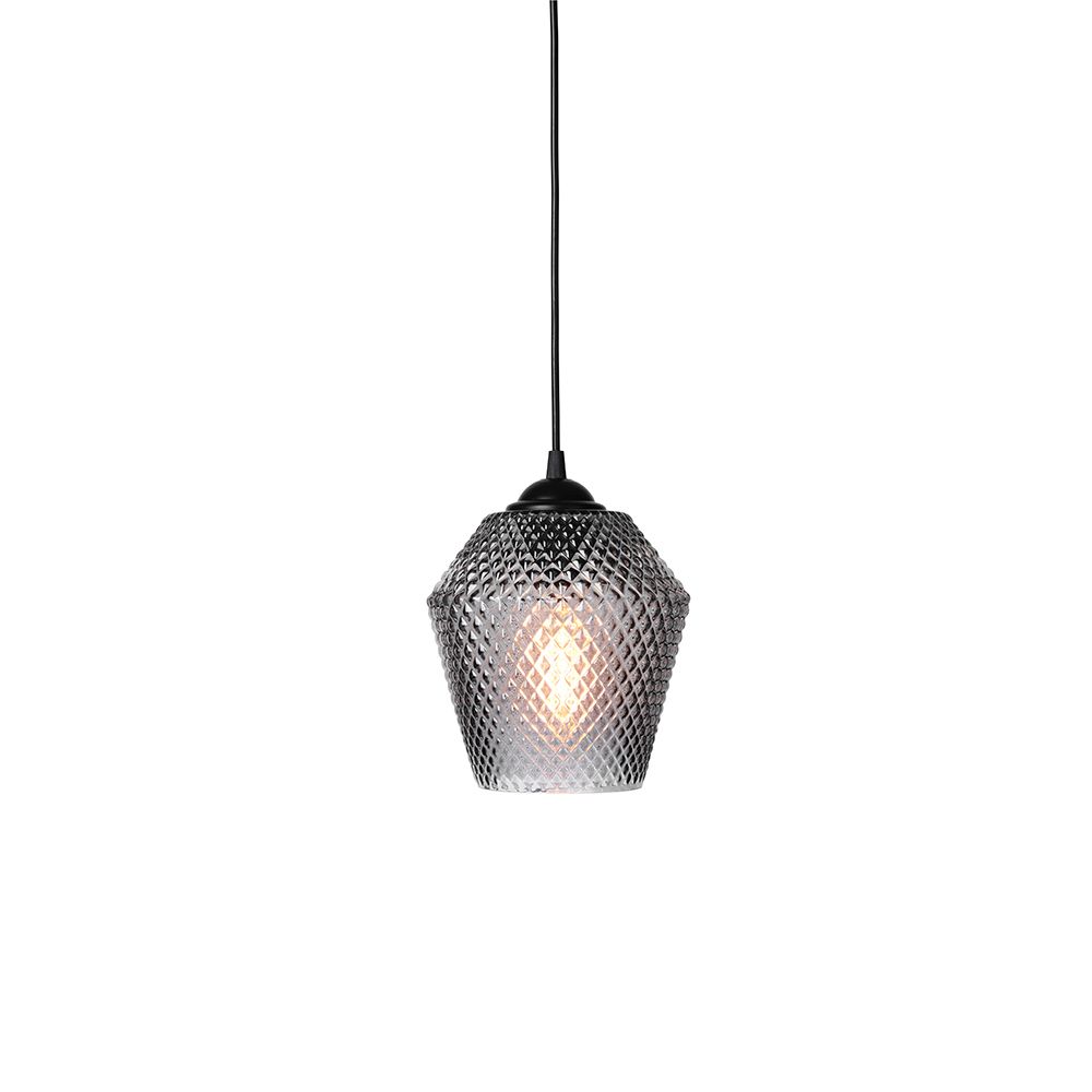 Halo Design - Nobb Edgy Pendel Røgfarvet fra Lampeexperten