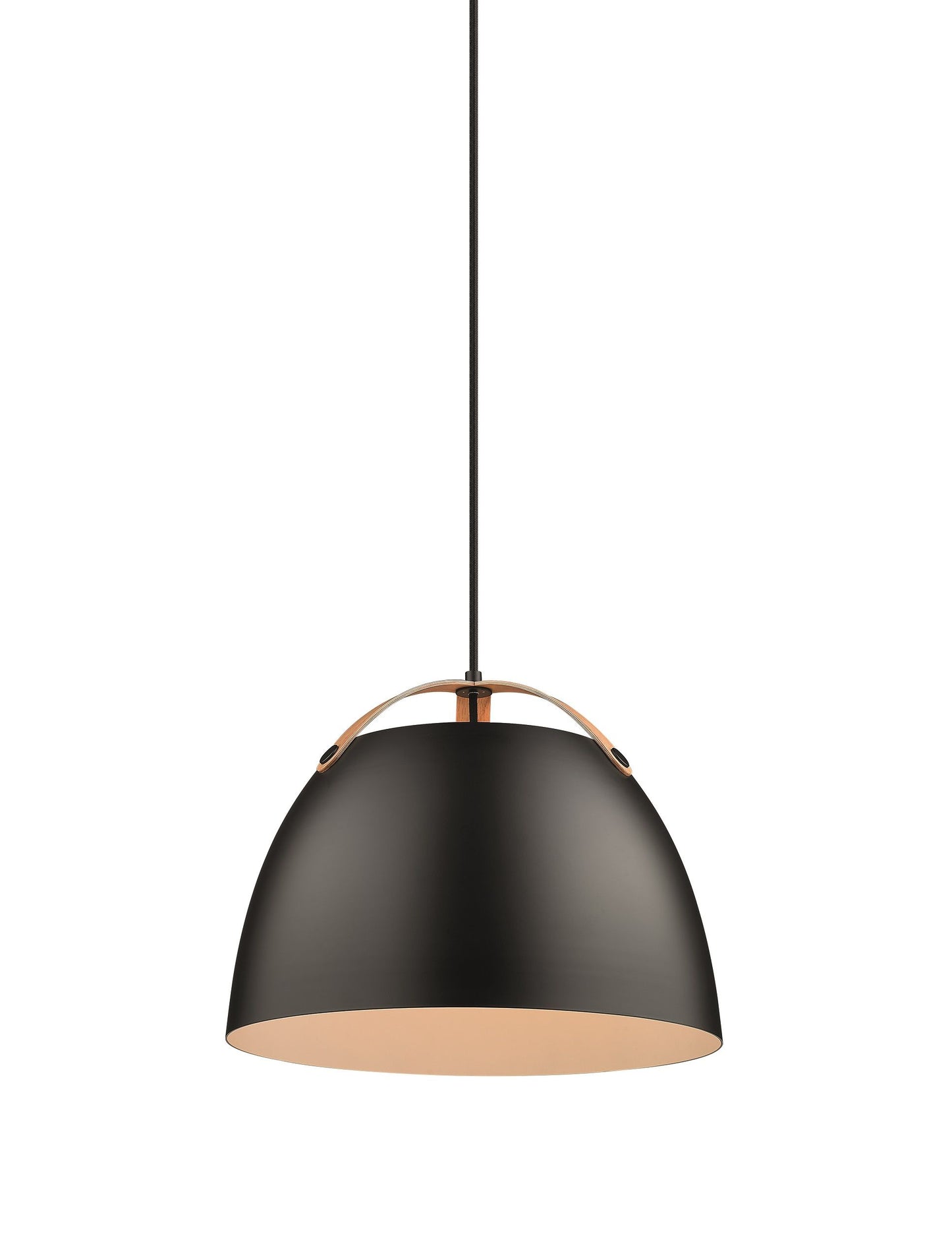Halo Design - Oslo pendel Sort/Eg Ø40 fra Lampeexperten