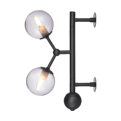 Halo Design - Atom Væglampe Smoke fra Lampeexperten