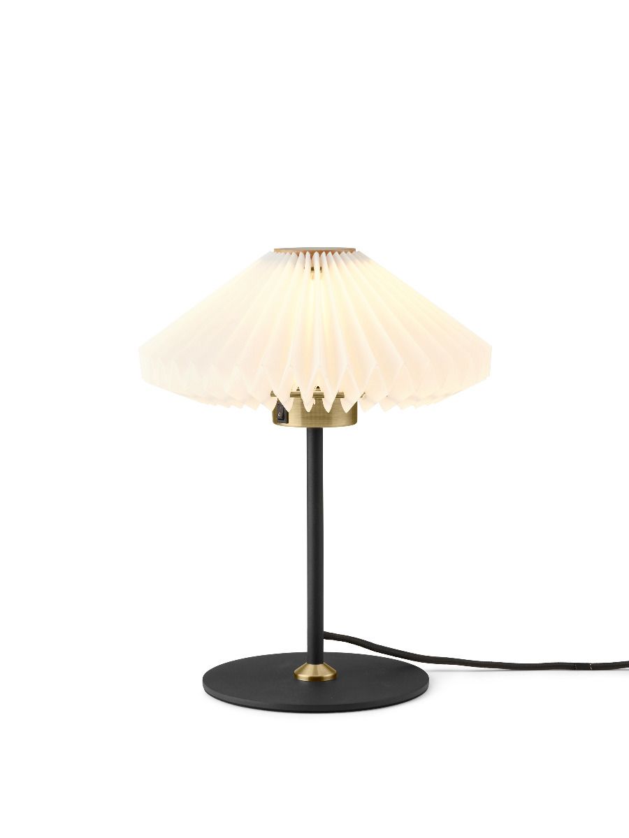 Halo Design - Paris Bord Ø24 Clean White/ Sort fra Lampeexperten