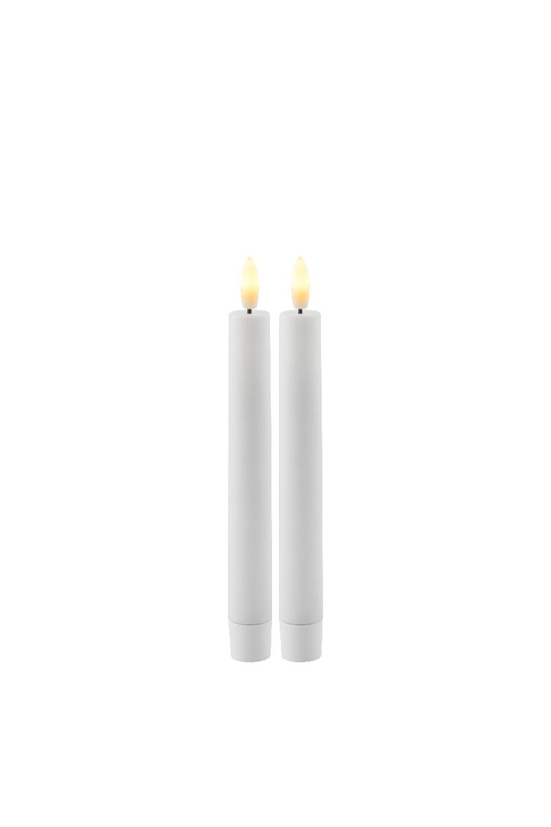 Sirius - - Sille Genopladelig Krone 2 Stk. sæt - Hvid - Korte - 20cm.fra Lampeexperten