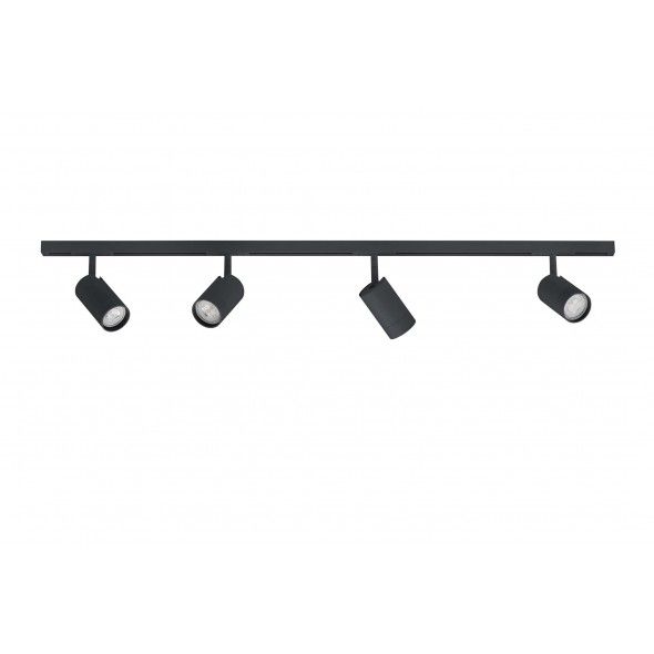 ANTIDARK - Designline Tube kit 2m./4 spots - sort fra Lampeexperten