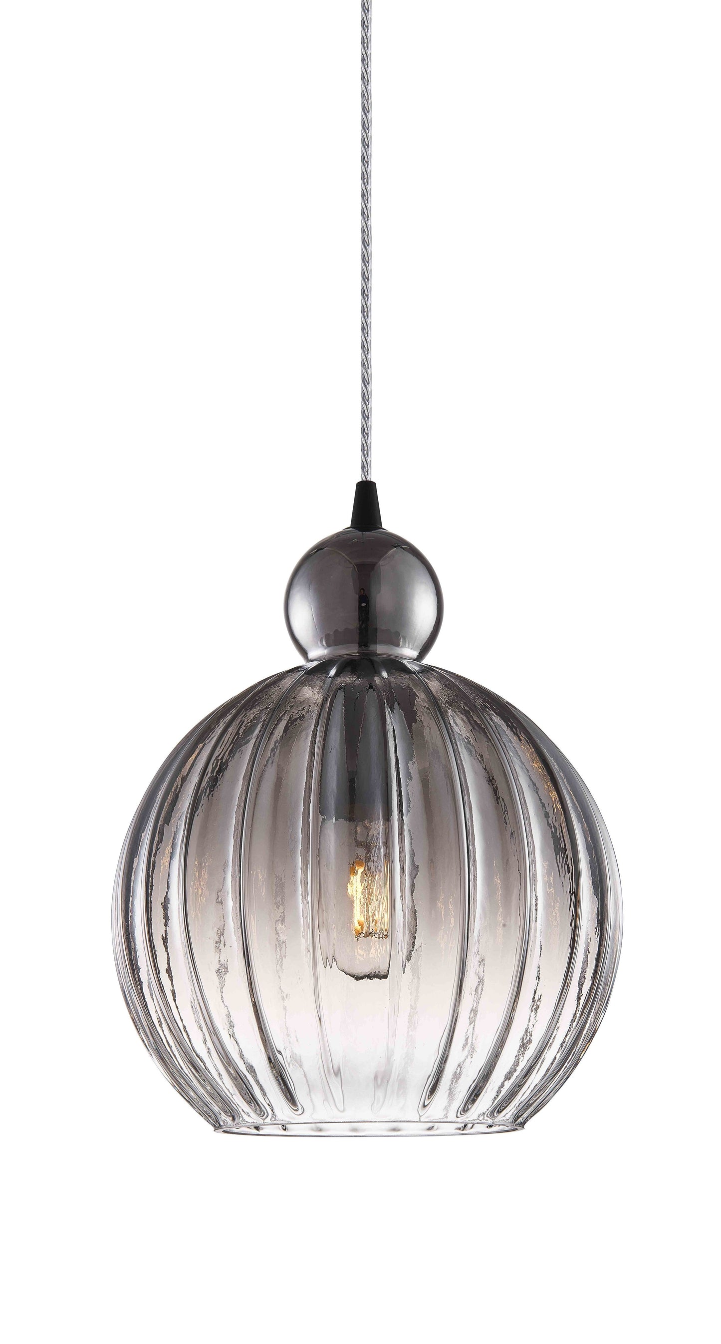 Halo Design - Ball Ball Pendel Smoke Ø25 fra Lampeexperten
