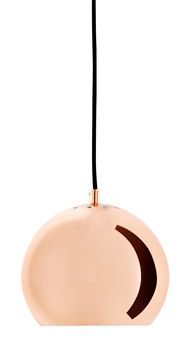 FRANDSEN - Ball Pendel Ø18 Blank Kobber -  fra Lampeexperten