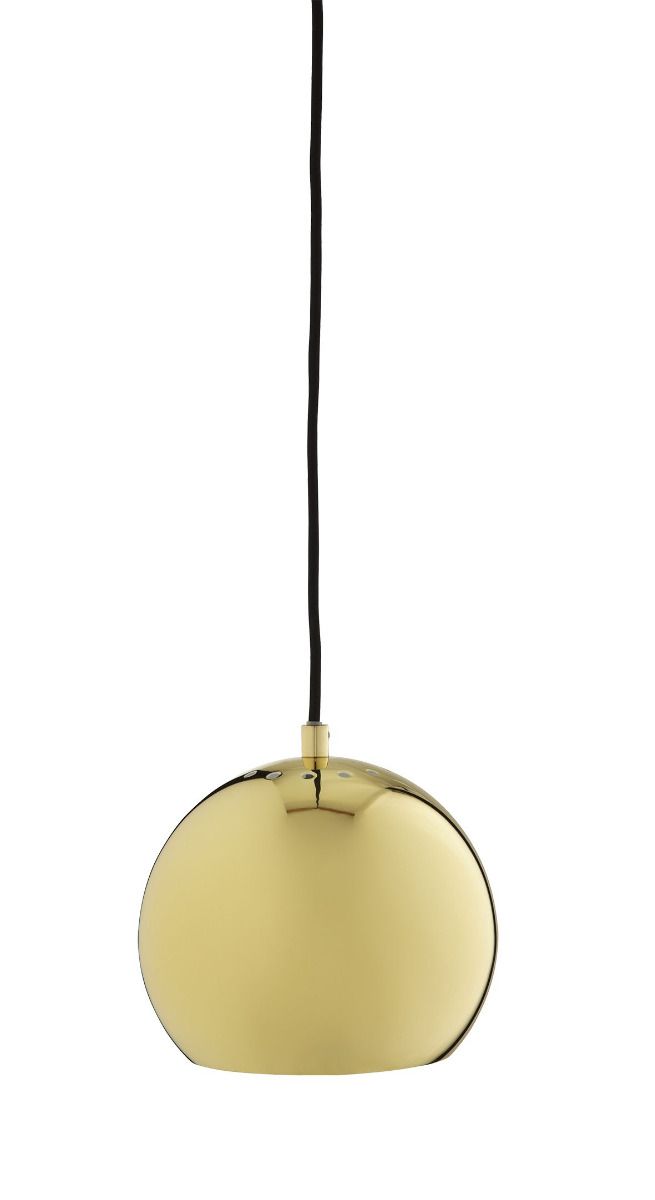 FRANDSEN - BALL PENDEL Ø18cm. fra - Blank Messing - 2 STK. TILBAGE fra Lampeexperten