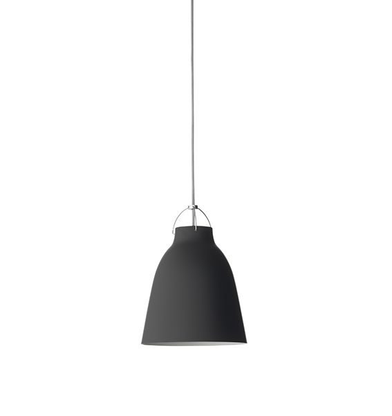 Fritz Hansen - Caravaggio Pendel P2 Mat Sort - fra Lampeexperten
