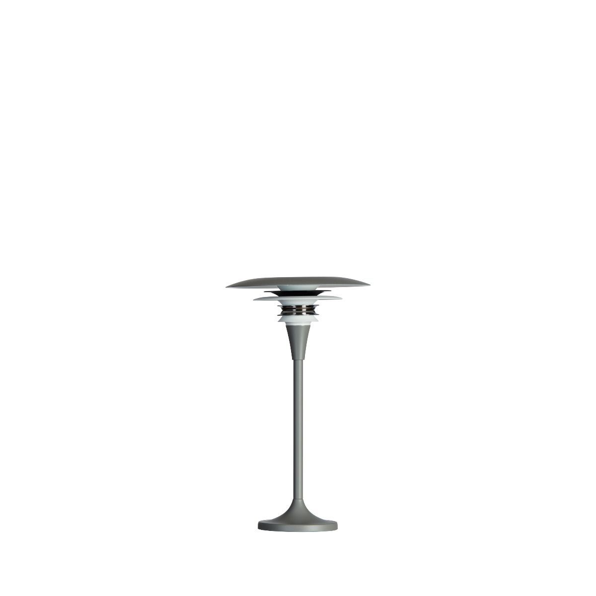 Belid - Diablo bordlampe D300 mattaluminium/matsort G9 fra Lampeexperten