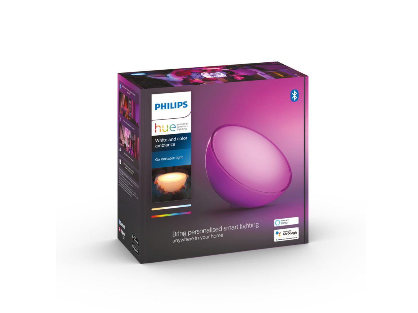 Hue Go - Lækker trådløs bordlampe fra Philips