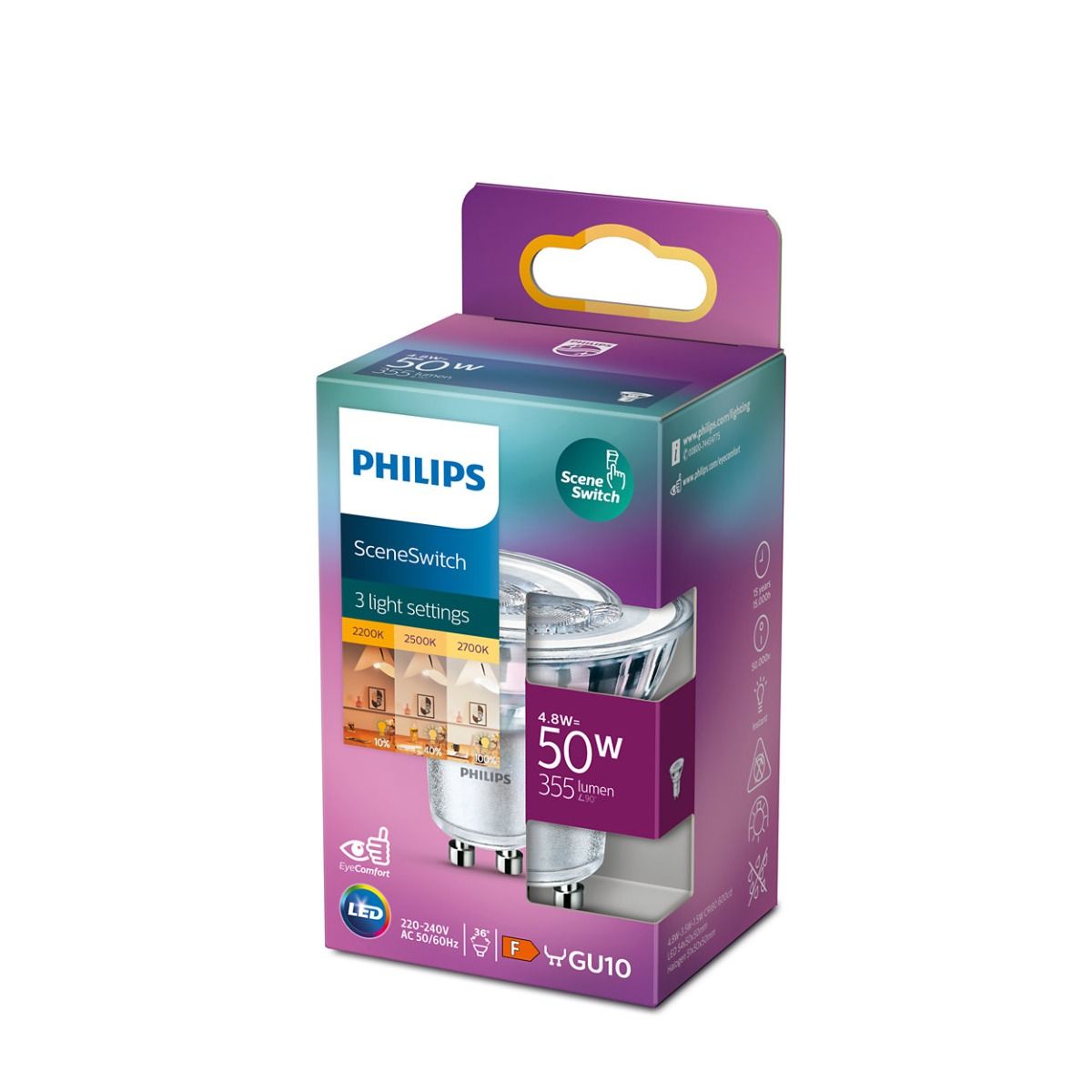 Philips GU10 Scene switch 5W motsvarar 50W