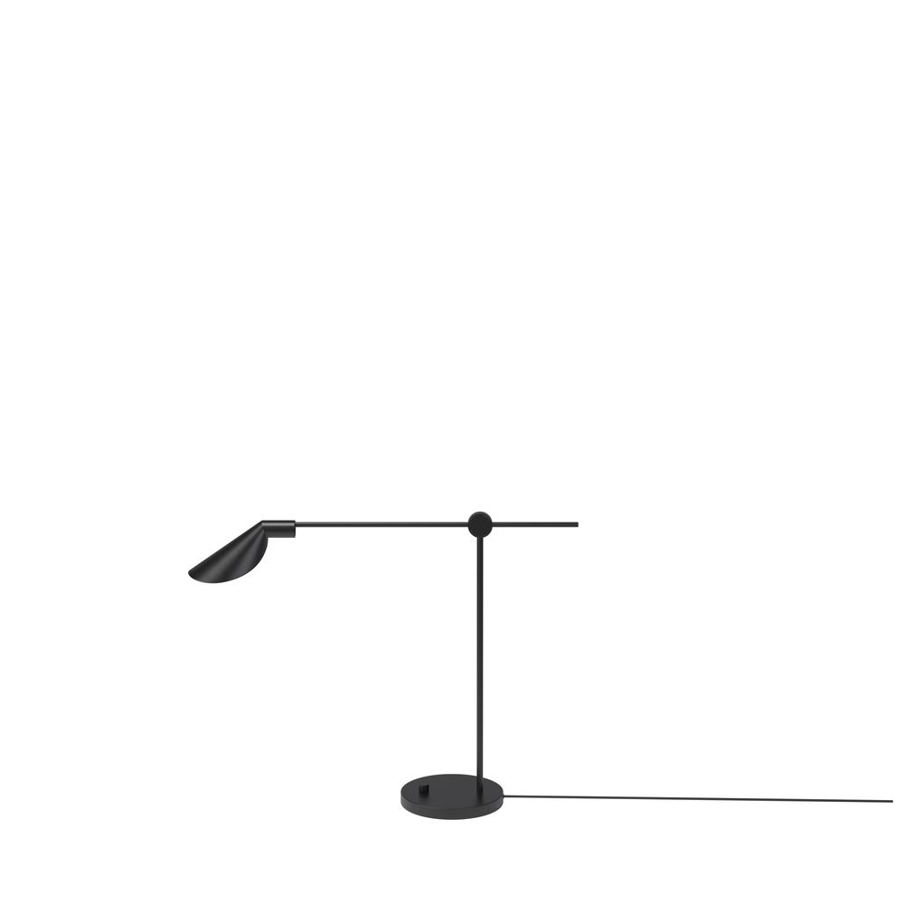 Fritz Hansen - - MS021 bordlampe - Stor - Sort fra Lampeexperten