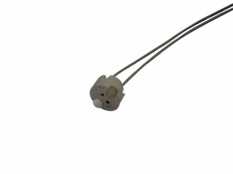 GN Halogenfatning G4, G5,3 & G6,35 m/ledning Hvid