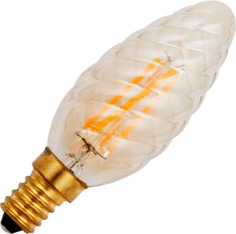 GN DECO LED E14 Guld vridet ljus 250Lm 4W 922 320°