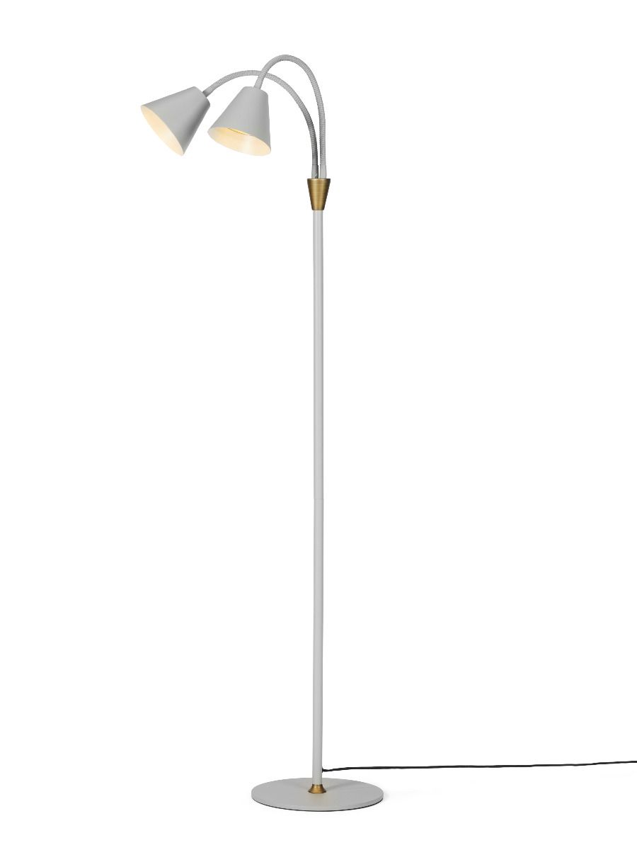 Halo Design - Hygge gulvlampe 2 arme Varm Grå fra Lampeexperten