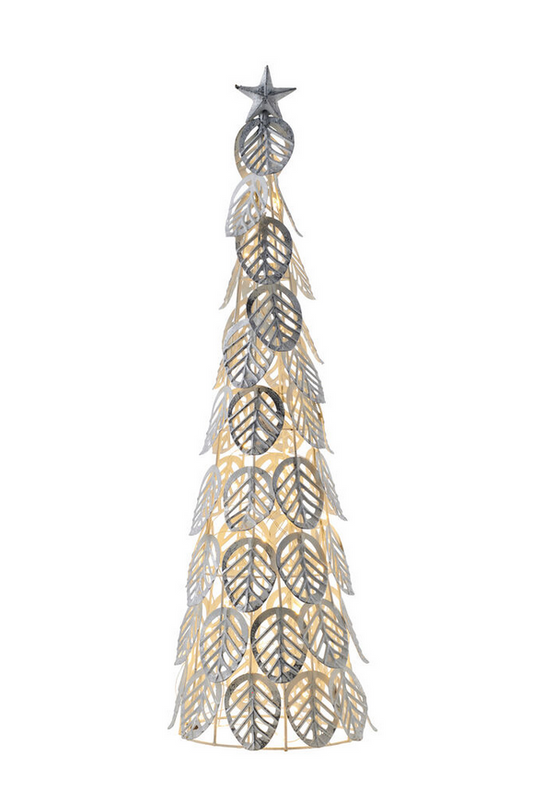 Sirius - Kirstine Træ H63,5cm Sølv - fra Lampeexperten