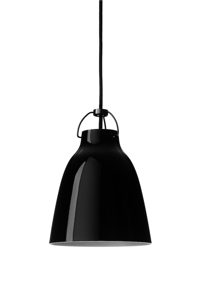 Fritz Hansen - Caravaggio Pendel P2 Sort - fra Lampeexperten