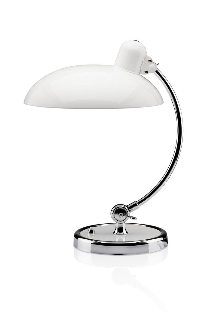 Fritz Hansen - Kaiser Idell Luksus Bordlampe 6631-T Hvid - fra Lampeexperten