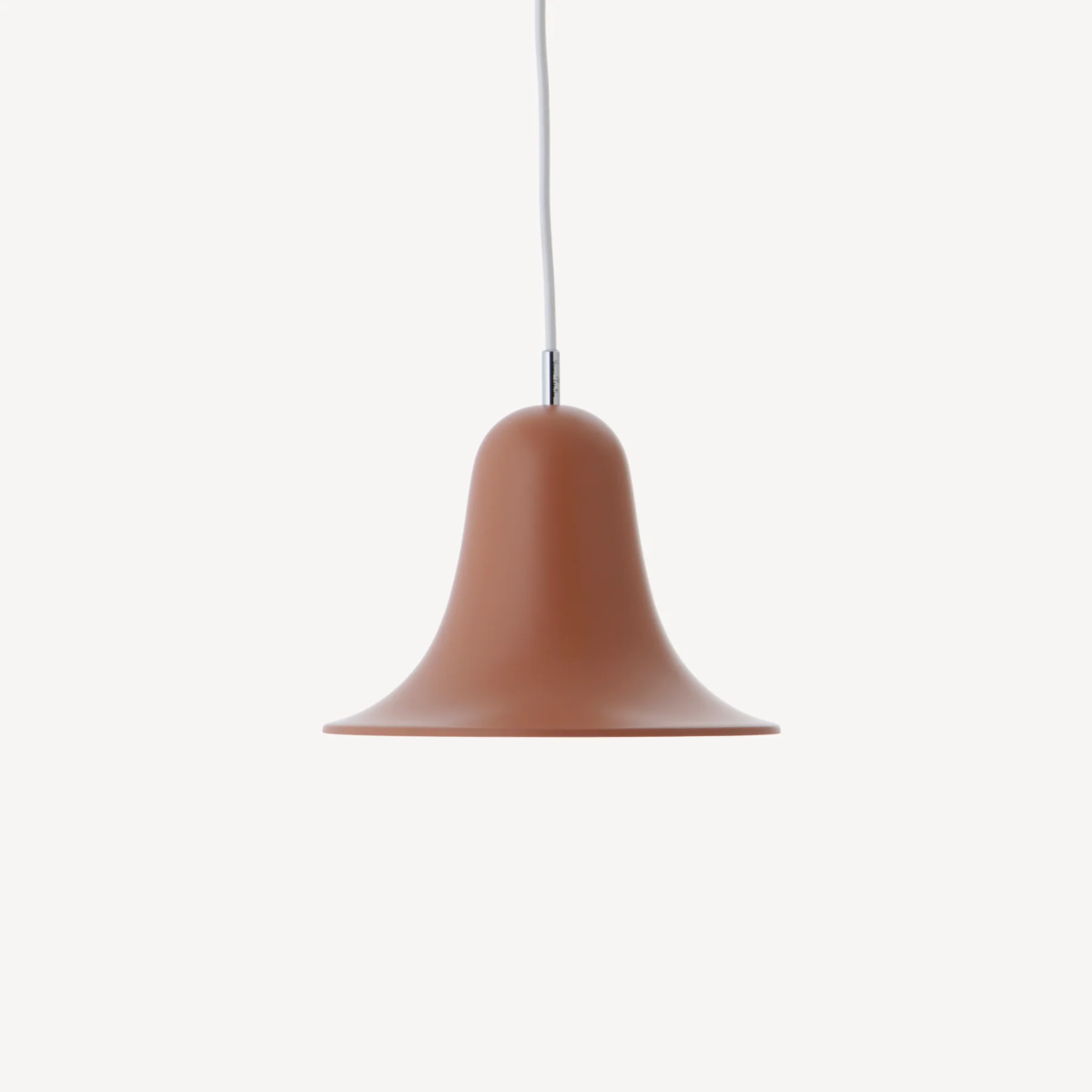 Verpan - Pantop Pendant ¯23 cm EU, Matt terracott fra Lampeexperten