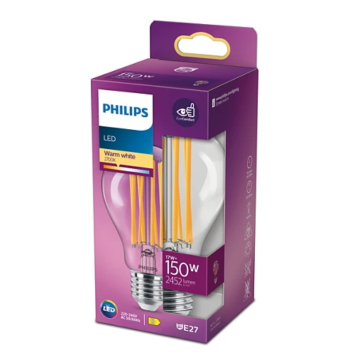 LED Pære cl. (150W) 17W A67 E27 WW