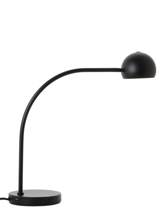 FRANDSEN - Ball USB Bordlampe Sort - - 2 STK TILBAGE fra Lampeexperten