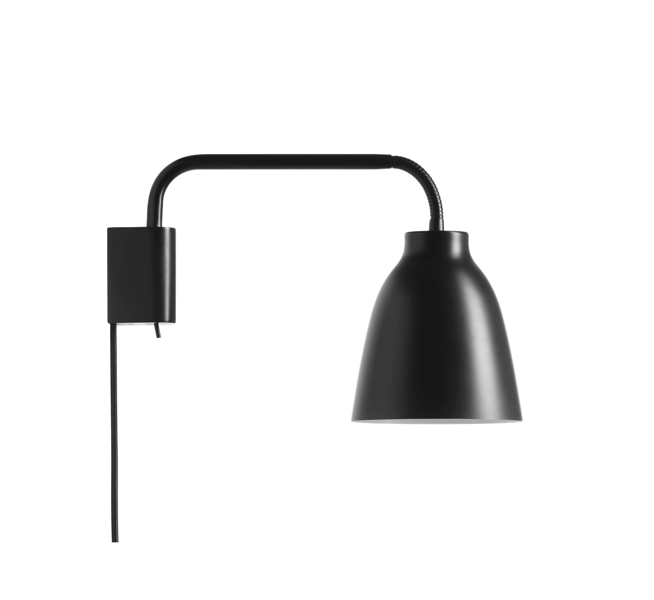 Fritz Hansen - Caravaggio Read Væglampe Sort - fra Lampeexperten