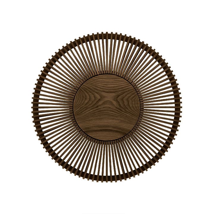 Umage - Clava Up Wood Ø49 - Væg-/Loftlampe - Mørk Eg - fra Lampeexperten