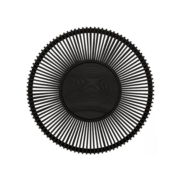 Umage - Clava Up Wood Ø49 - Væg-/Loftlampe - Sort Eg - fra Lampeexperten