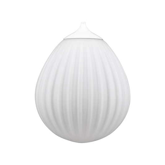 Umage - Around the World - glasskærm - medium - hvid topfra Lampeexperten