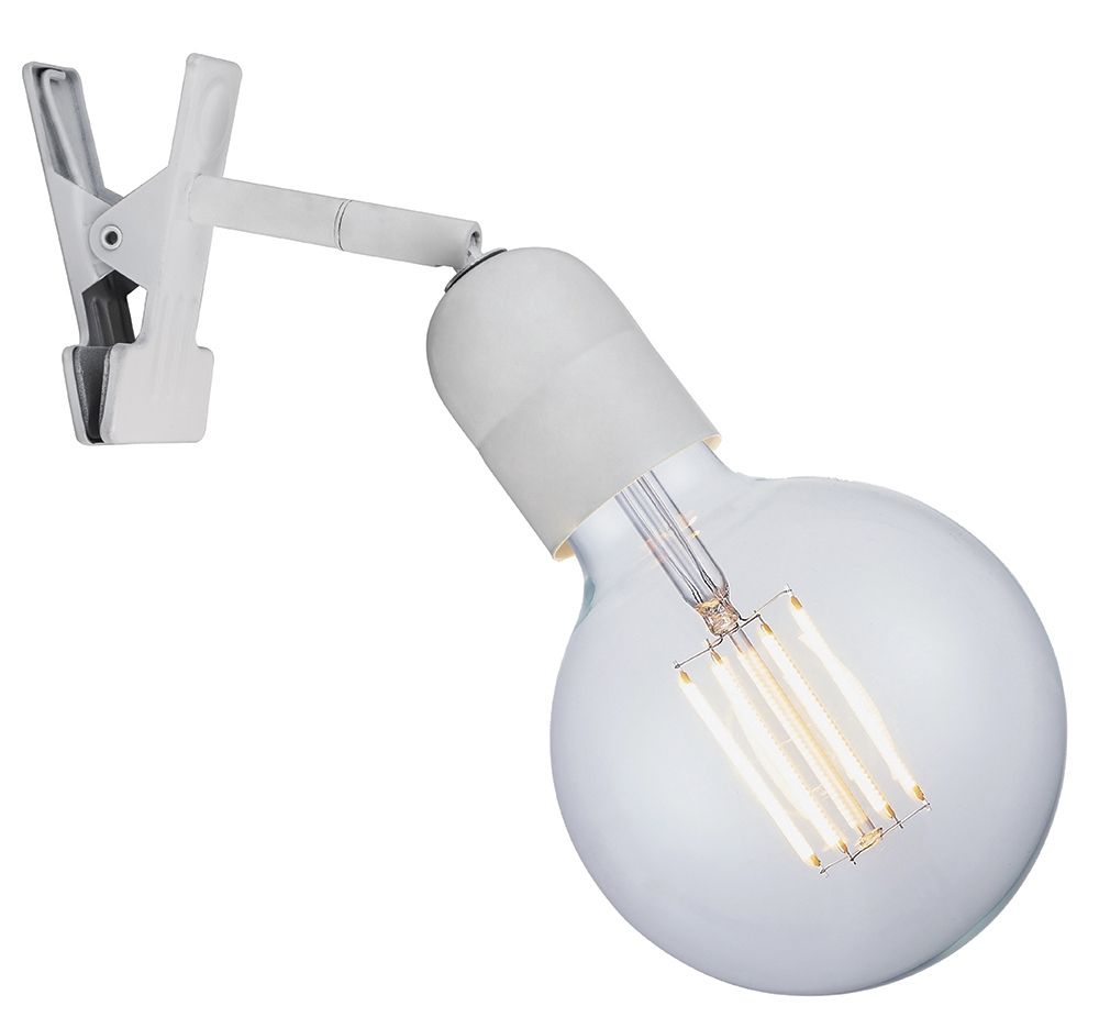 Halo Design - Elegance Clip-on lampe hvidfra Lampeexperten
