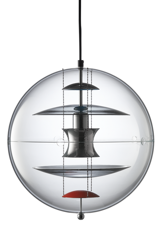 Verpan - VP Globe Pendel farvet glas Ø40  fra Lampeexperten