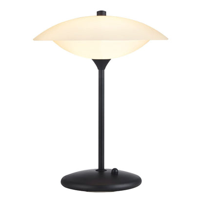 Halo Design - Baroni bordlampe Ø30 opal/black fra Lampeexperten