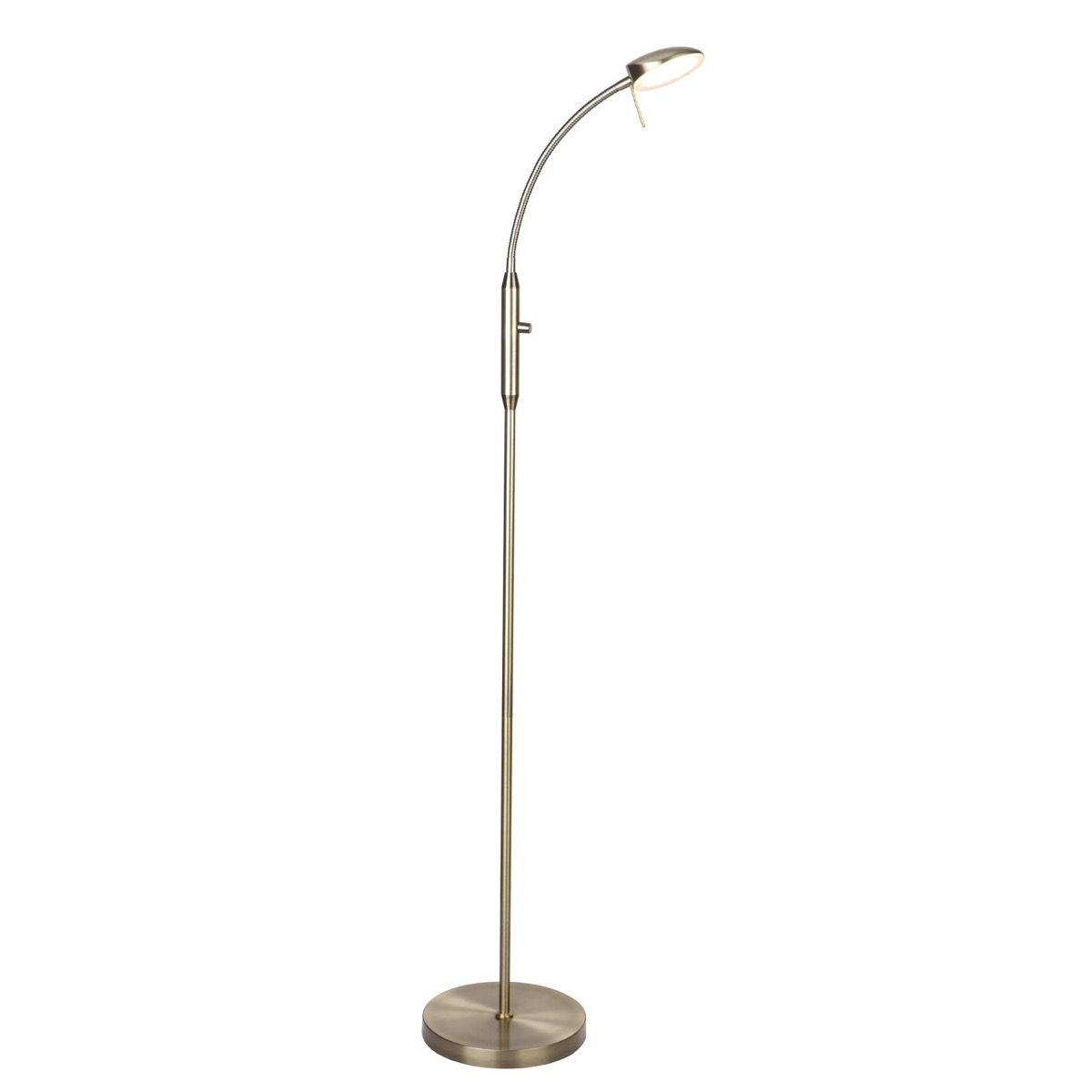 Halo Design - Vegas Gulvlampe 1-arm Dæmper Antique Mesfra Lampeexperten