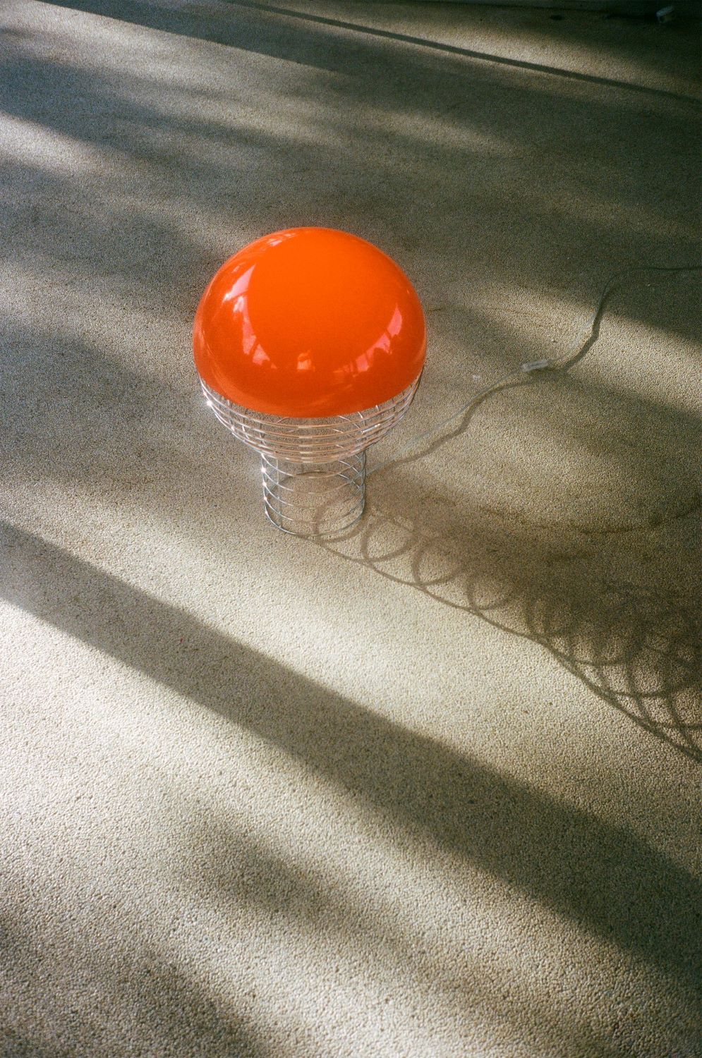 Verpan Wire Bordlampe Ø30 - Krom/Orange