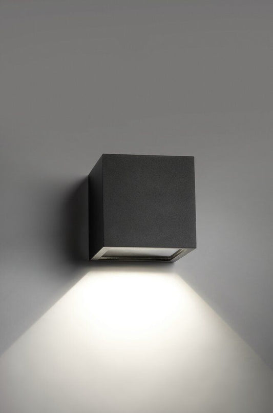 Light Point - Cube XL- Down - E27 - Svart - Vägglampa