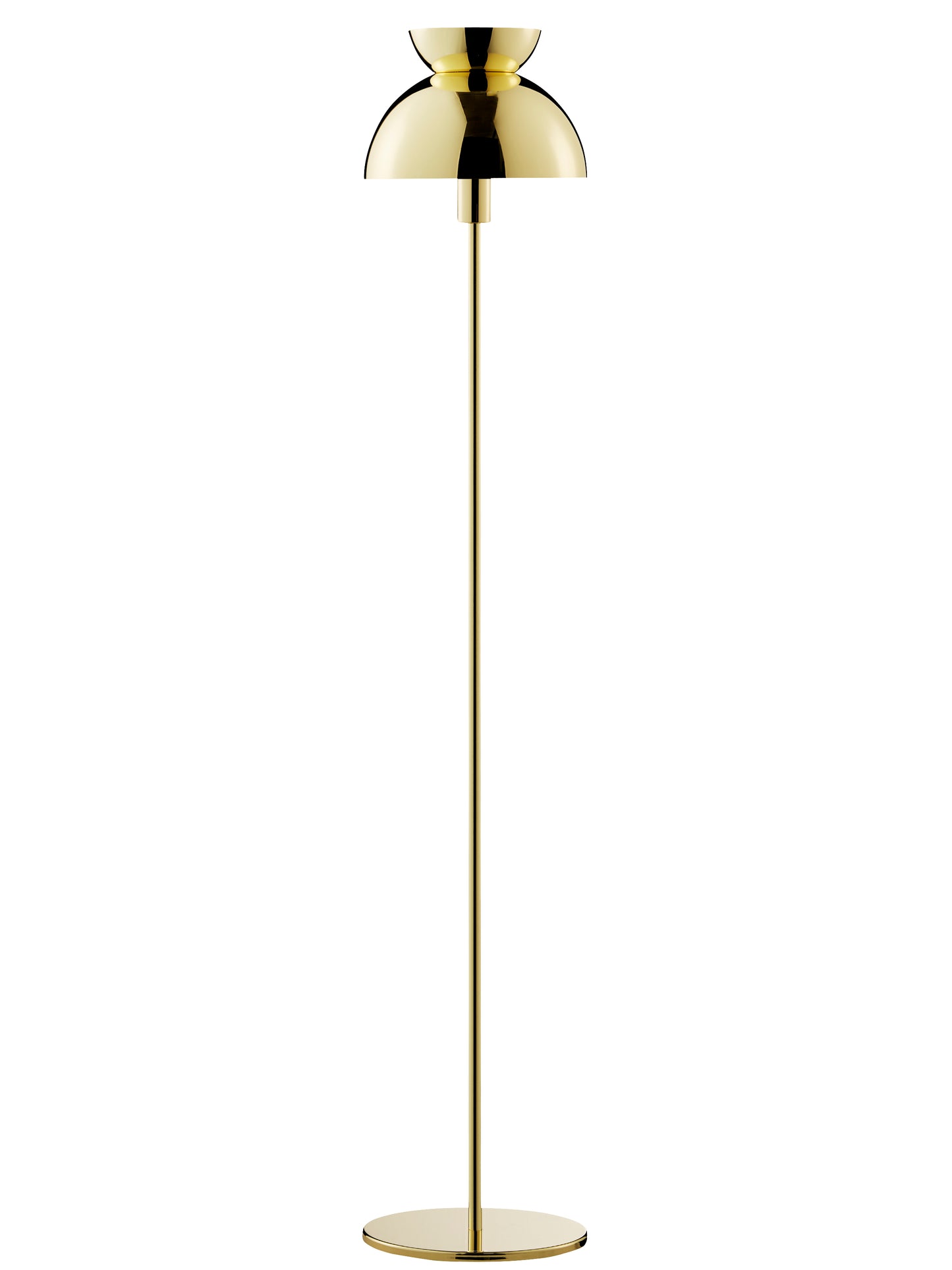 Frandsen Butterfly Floor Lamp Brass