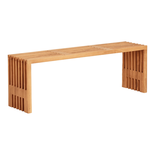 Benidorm bænk i genbrugsteaktræ 140 cm