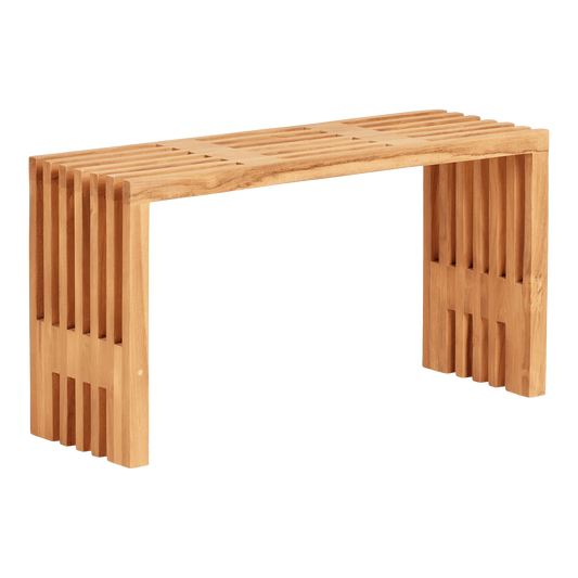 Benidorm bænk i genbrugsteak 90 cm