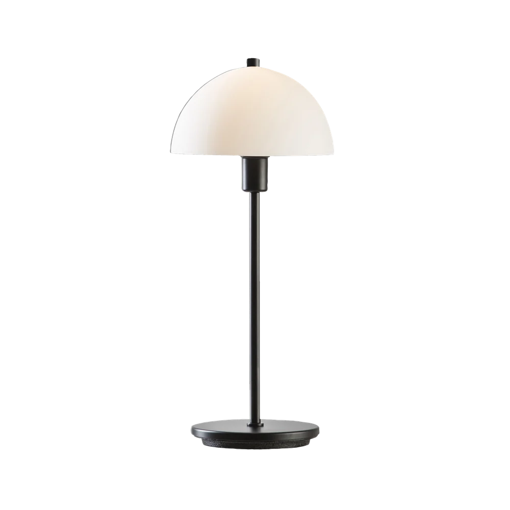 Herstal Vienda X bordlampe sort/opalglas E14