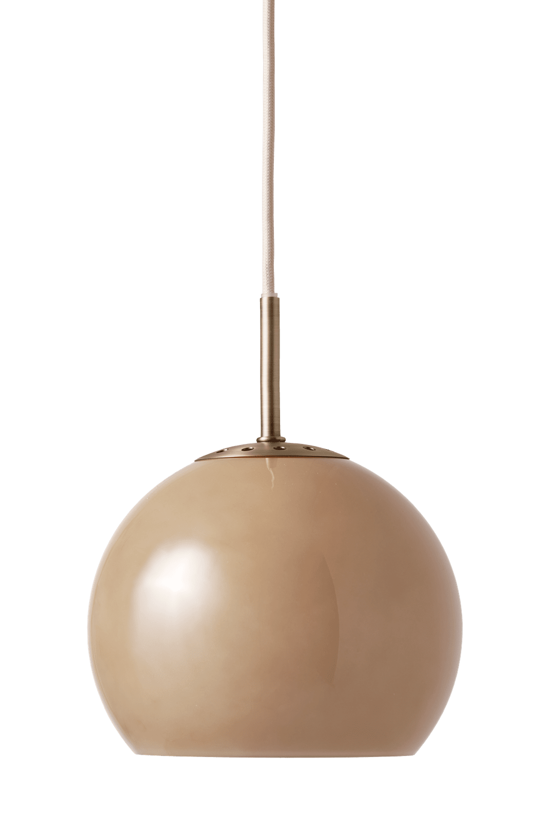 Frandsen Ball Glas Pendel Ø25 - Cappuchino