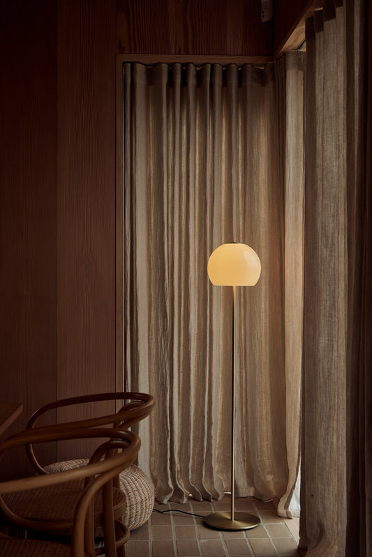 Frandsen Ball Gulvlampe Ø25 - Sand Grey