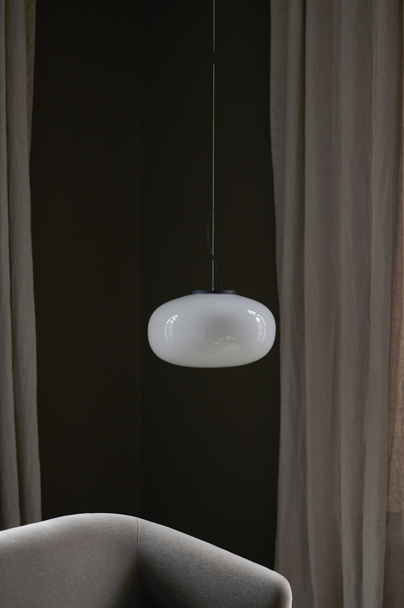 New Works Karl-Johan Pendant LED Ø23 - Opal Glas