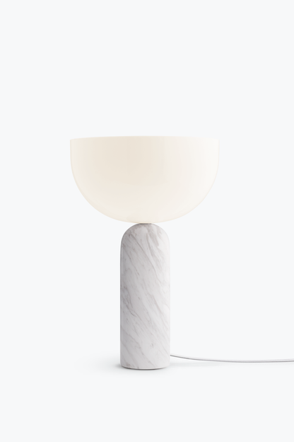 New Works Kizu Bordlampe Stor - Hvid Marble