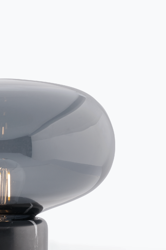 New Works Skærm til Karl-Johan Bordlampe - Røget Glas