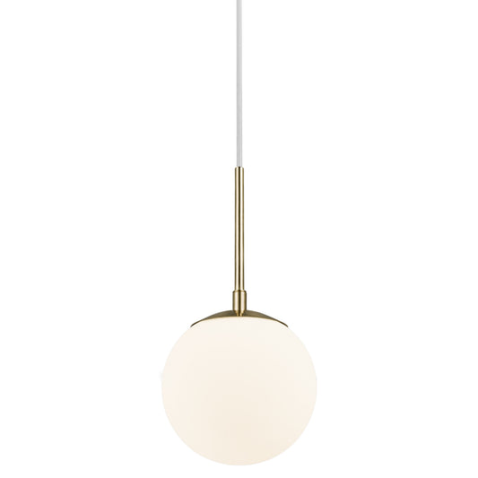 Nordlux Grant 15 Pendel - Opalhvid med messing