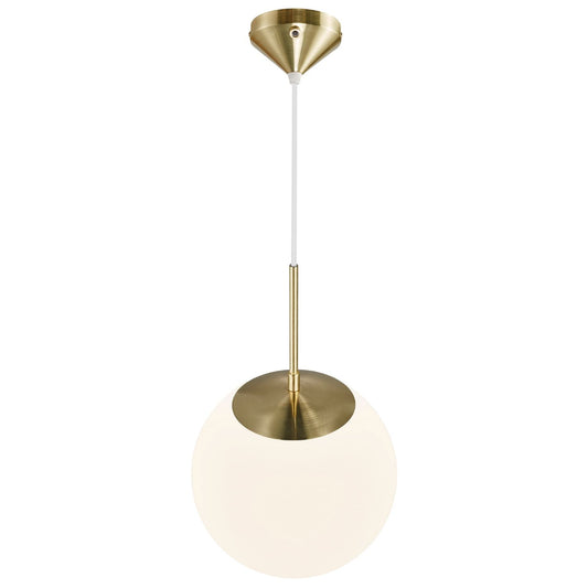 Nordlux Grant 25 Pendel - Opalhvid med messing