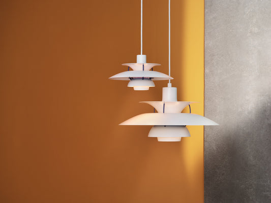 Louis Poulsen PH 5 Mini Pendel - Monokrom Hvid